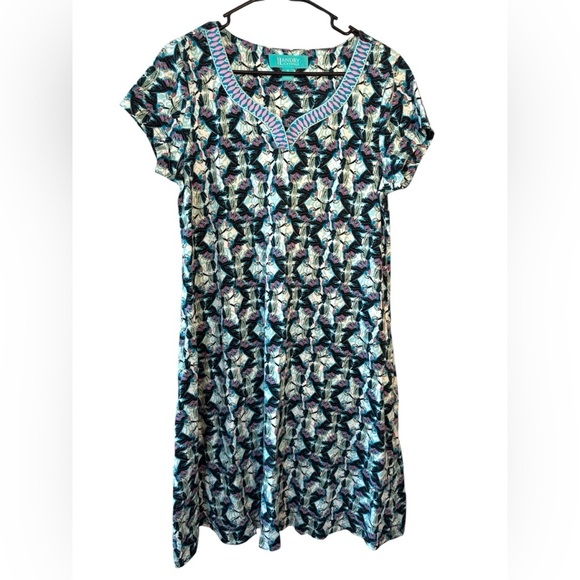 Kate Landry Casuals Hummingbird Embroidered Dress - Picture 1 of 9